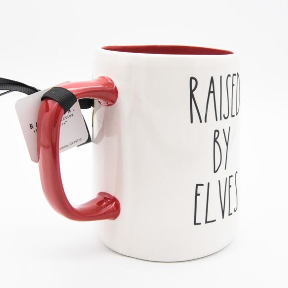 Rae Dunn The Elf Mug, Raised By Elves 20th Anniversary 16oz Coffee Cup - Picture 6 of 10